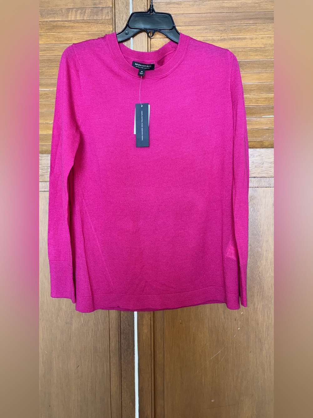 Banana Republic Women's Crewneck Sweater - Hot Pink